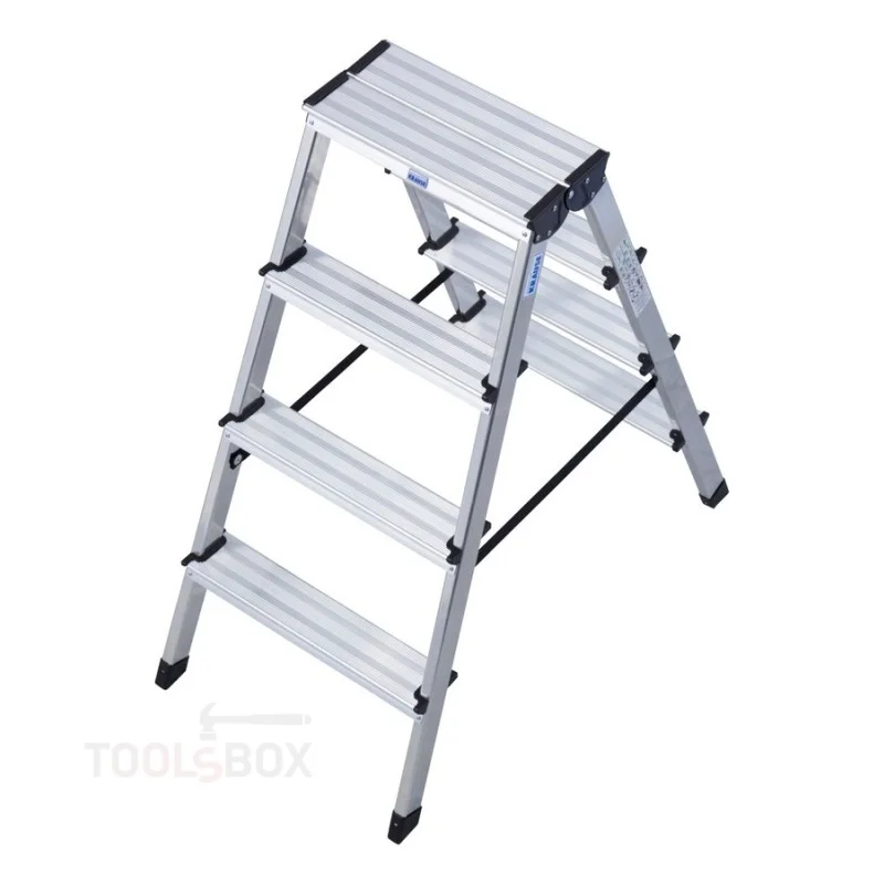 Двустранна алуминиева стълба Krause DOPLO 2x4, 0,85 м, 150 кг, 120335