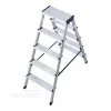 Двустранна алуминиева стълба Krause DOPLO 2x5, 1,05 м, 150 кг, 120342