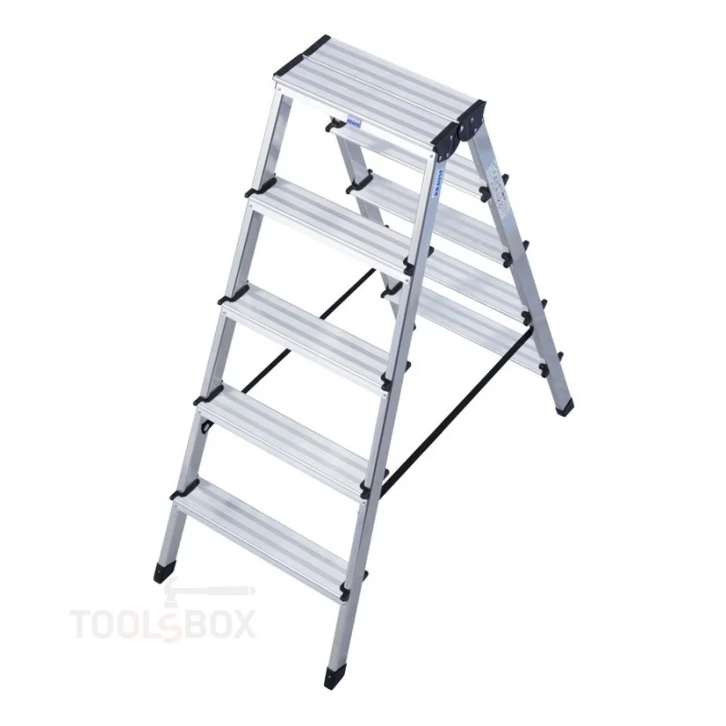 Двустранна алуминиева стълба Krause DOPLO 2x5, 1,05 м, 150 кг, 120342