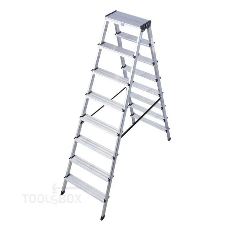 Двустранна алуминиева стълба Krause DOPLO 2x8, 1,75 м, 150 кг, 120373
