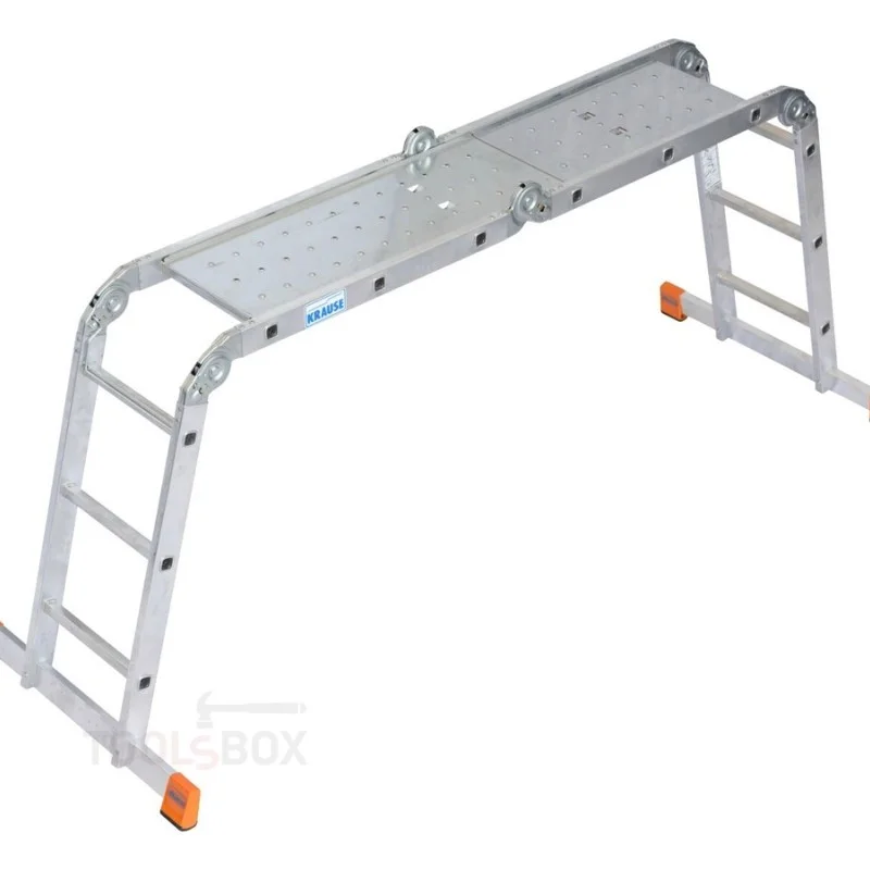 Многофункционална сгъваема стълба с платформа Krause MULTIMATIC 4x3, 1,00 / 1,80 / 3,55 м, 150 кг, 120687