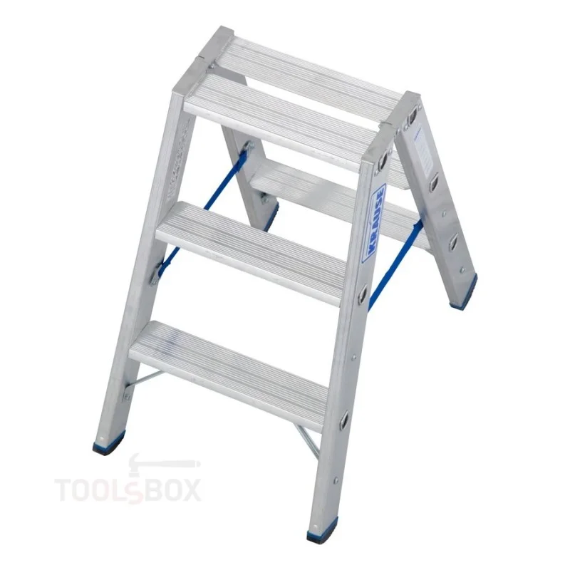 Двустранна алуминиева стълба Krause STABILO Стояща 2x3, 0,80 м, 150 кг, 124715