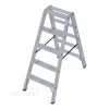 Двустранна алуминиева стълба Krause STABILO Стояща 2x5, 1,30 м, 150 кг, 124739