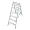 Двустранна алуминиева стълба Krause STABILO Стояща 2x6, 1,55 м, 150 кг, 124746