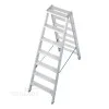 Двустранна алуминиева стълба Krause STABILO Стояща 2x7, 1,80 м, 150 кг, 124753