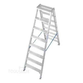 Двустранна алуминиева стълба Krause STABILO Стояща 2x8, 2,05 м, 150 кг, 124760