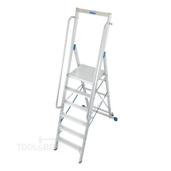 Складова стълба с платформа Krause STABILO, 6 стъпала, платформа 1,40 м, 150 кг, 127761
