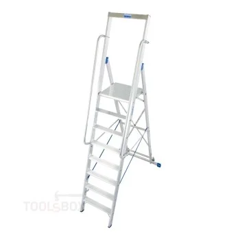 Складова стълба с платформа Krause STABILO, 8 стъпала, платформа 1,90 м, 150 кг, 127785