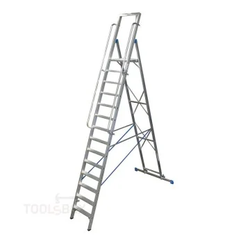 Складова стълба с платформа Krause STABILO, 14 стъпала, платформа 3,30 м, 150 кг, 127846