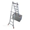 Телескопична алуминиева стълба Krause TELE MATIC 4x5, 150 кг, 129963