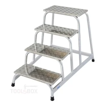 Алуминиева монтажна степенка Krause, 1x4 стъпала, 0,80 м