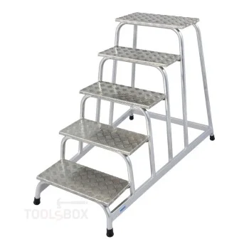 Алуминиева монтажна степенка Krause, 1x5 стъпала, 1,00 м