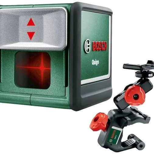 Bosch Quigo linear laser level 603663521 - green, self-levelling, cross lines