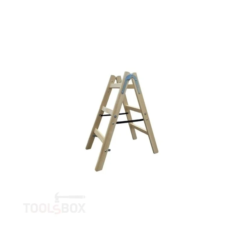 Дървена стълба TexStar 2x3 стъпала, 0,90 м, 150 кг