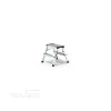 Двустранна алуминиева стълба Drabest 2x2, 0,40 м, 125 кг