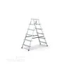 Двустранна алуминиева стълба Drabest 2x6, 1,20 м, 125 кг
