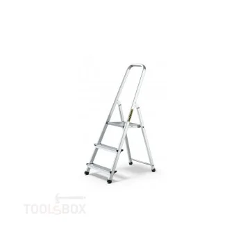 Домакинска алуминиева стълба Drabest 2+1, 0,60 м, 125 кг