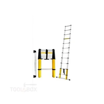 Телескопична алуминиева стълба Drabest DR-AL-TELE-3,2-MAX, 11 стъпала, 150 кг