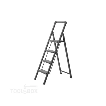 Стъпална стълба Drabest SLIM STEP 4 стъпала, 0,88 м, 150 кг