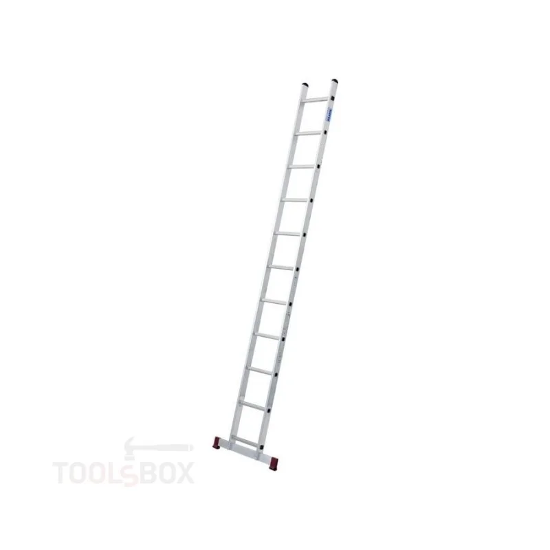 Едносекционна алуминиева стълба Krause CORDA 1x11 професионална, 3,10 м, 150 кг, 030115