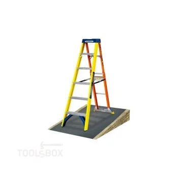 Стъпална стълба Wernerco Adjusta Step 6 стъпала, алуминий и фибростъкло, 150 кг, 075074
