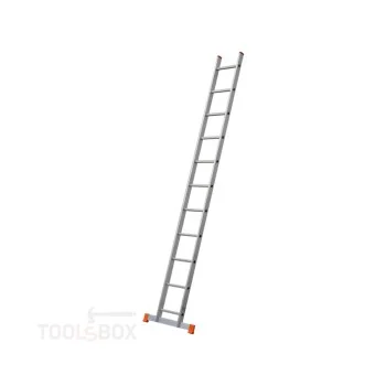 Едносекционна алуминиева стълба STS B02B/300 1x11, 3,10 м, 150 кг