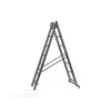 Двусекционна алуминиева стълба STS B10B2/200 2x7, 150 кг