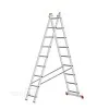 Двусекционна алуминиева стълба STS B10B2/250 2x9, 150 кг