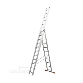 Трисекционна алуминиева стълба STS B10B3/300 3x11, 150 кг