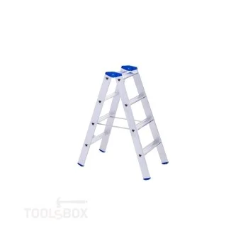 Двустранна алуминиева стълба STS A04ANP/100 PROFI 2x4, 1,00 м, 150 кг
