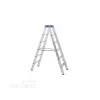Двустранна алуминиева стълба STS A04ANP/150 PROFI 2x6, 1,50 м, 150 кг