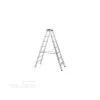 Двустранна алуминиева стълба STS A04ANP/175 PROFI 2x7, 1,75 м, 150 кг