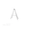 Двустранна алуминиева стълба STS A04ANP/200 PROFI 2x8, 1,95 м, 150 кг