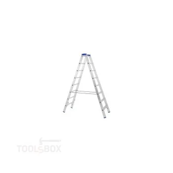 Двустранна алуминиева стълба STS A04ANP/200 PROFI 2x8, 1,95 м, 150 кг