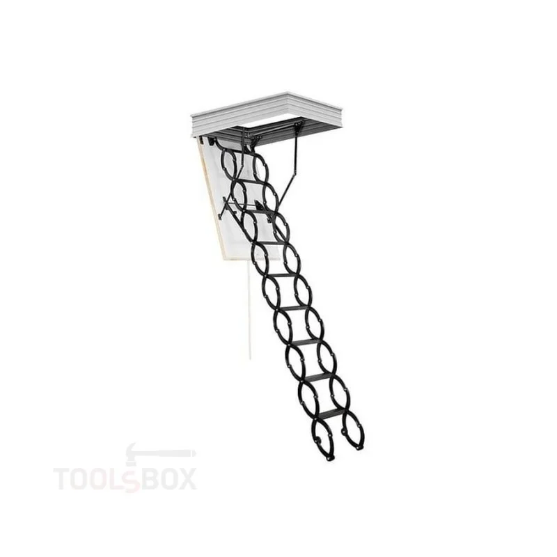 Таванска стълба хармоника Oman FLEX TERMO METAL BOX, отвор 100x70 см