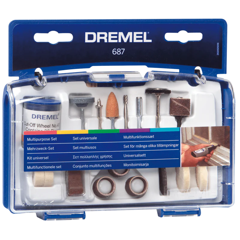 Комплект аксесоари за мултифункционален инструмент - Dremel, 52 бр., 26150687JA