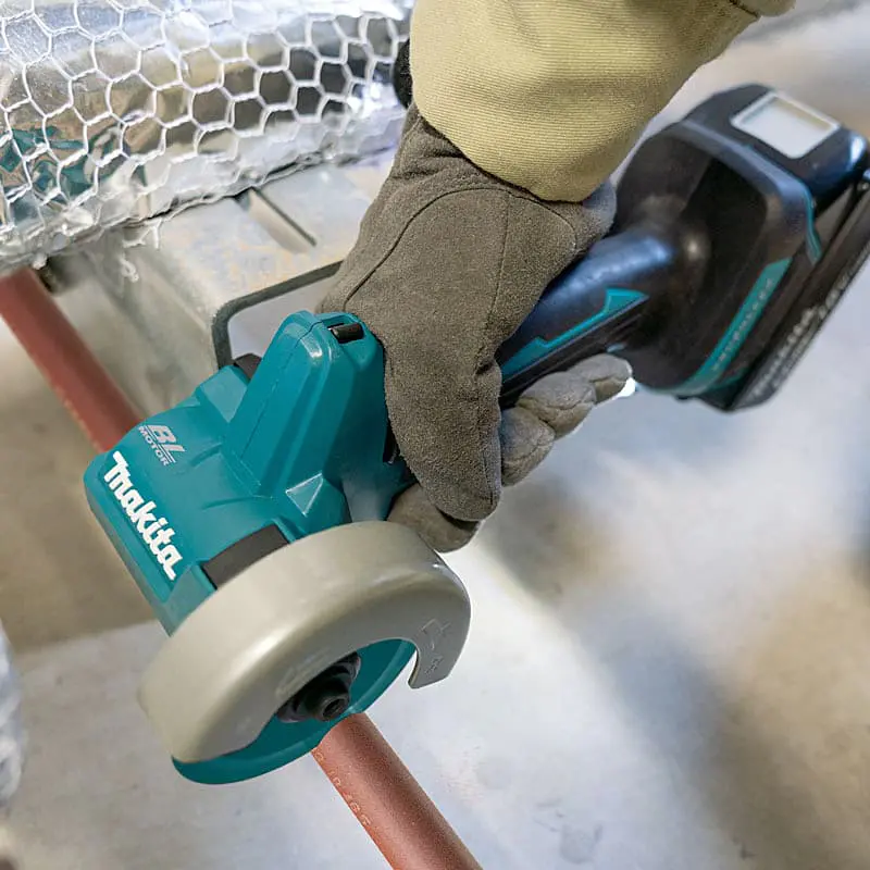 Cordless angle grinder - Makita, LXT, 18 V, 2x3 Ah, 76 mm, DMC300RFJ