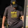 Работна тениска - DEWALT, 100 Year Graphic Tee Shirt Grey, DWC240-004-L
