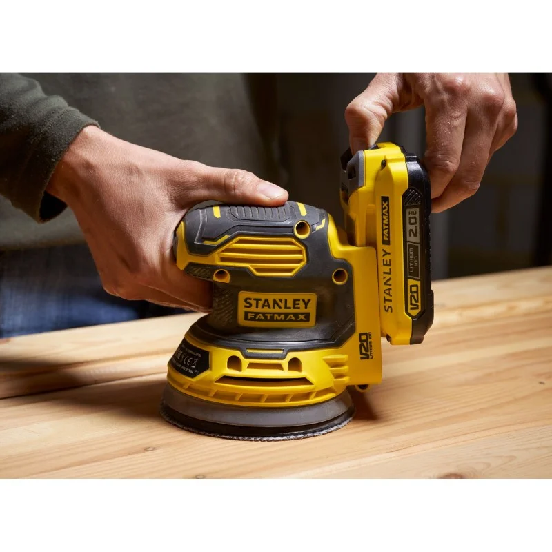 Random Orbit Sander - Stanley FatMax, 18V Cordless, FMCW220B-XJ
