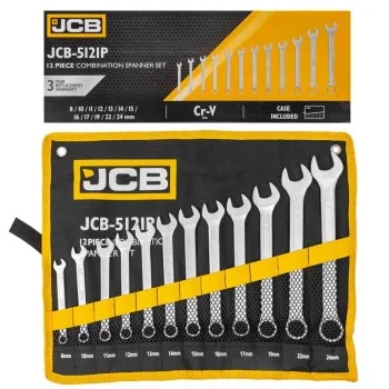 Комплект звездогаечни ключове - JCB, 12 бр., 8-24 мм, JSB-5121P
