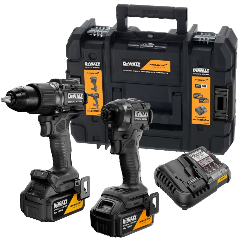 Cordless Impact Drill Driver and Impact Wrench Set - DeWALT, McLaren F1 XR