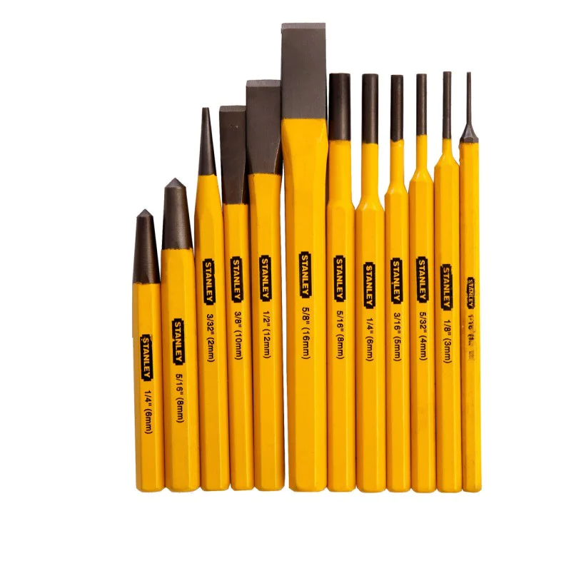 Punch, Centre and Chisel Set - Stanley, 12 Pieces, 4-18-299