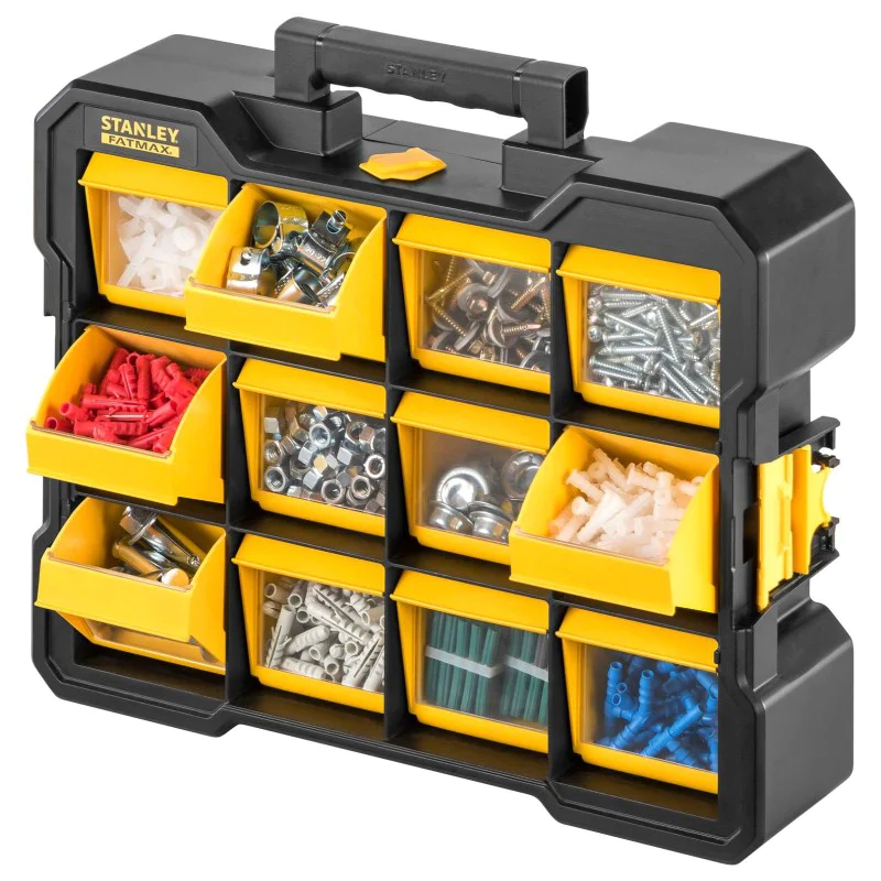 Куфар за инструменти с органайзер - Stanley, FatMax Portable Flip Bin, FMST81077-1