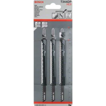 Комплект ножове за зеге - Bosch, Precision for Wood, T 344 DP, 2608633A32