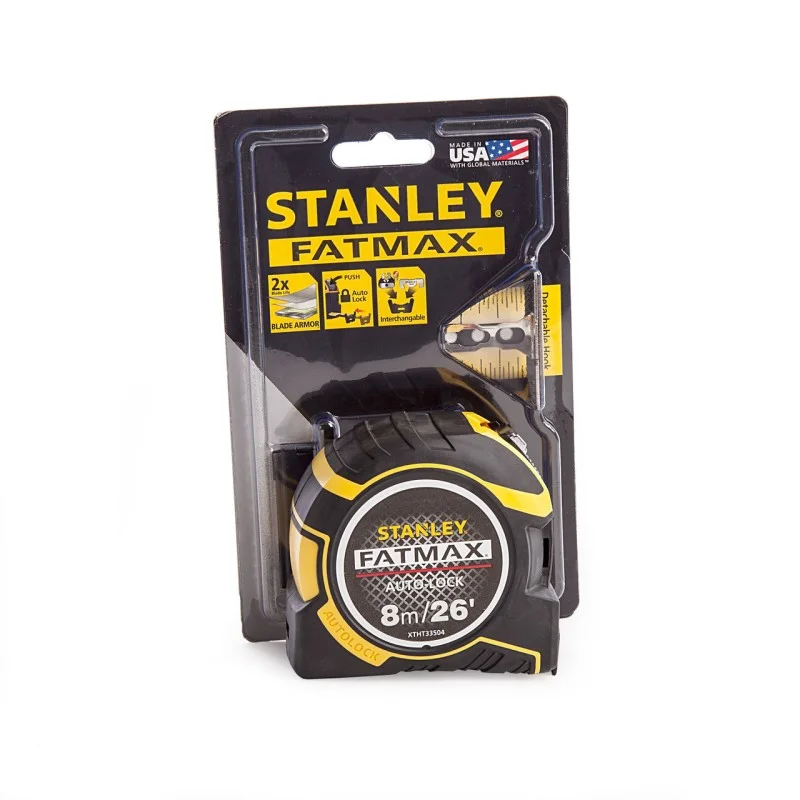 Ролетка STANLEY FATMAX® Autolock, 8 м × 32 мм, XTHT0-33504