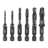 Combined Drill - Milwaukee, M5 x 57mm 1/4 Hex HSS-G, 4932498263