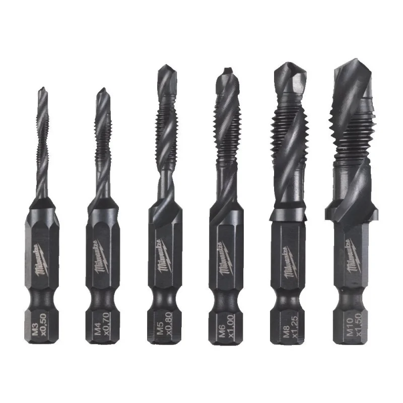 Combined Drill - Milwaukee, M5 x 57mm 1/4 Hex HSS-G, 4932498263