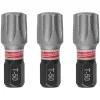 Ударен бит Torx TX50, 25 мм, 3 бр. - Milwaukee SHOCKWAVE, 4932500368