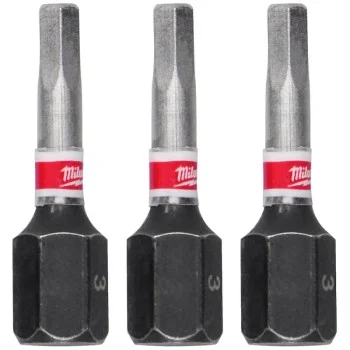 Битове за винтоверт - Milwaukee, SHOCKWAVETM IMPACT DUTY Hex 3mmx25mm, 4932500379