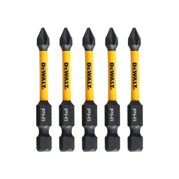 Комплект ударни битове - DeWALT, PH1, 57 мм, 5 бр., DT7997T-QZ